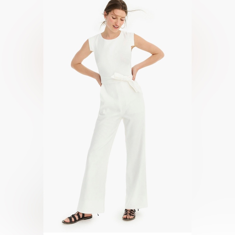 J Crew 365 Resume Jumpsuit in Linen